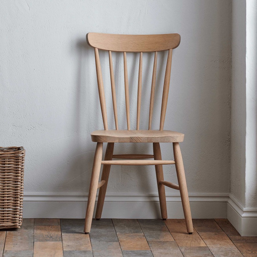 Neptune Wardley Dining Chair, Natural Oak Online