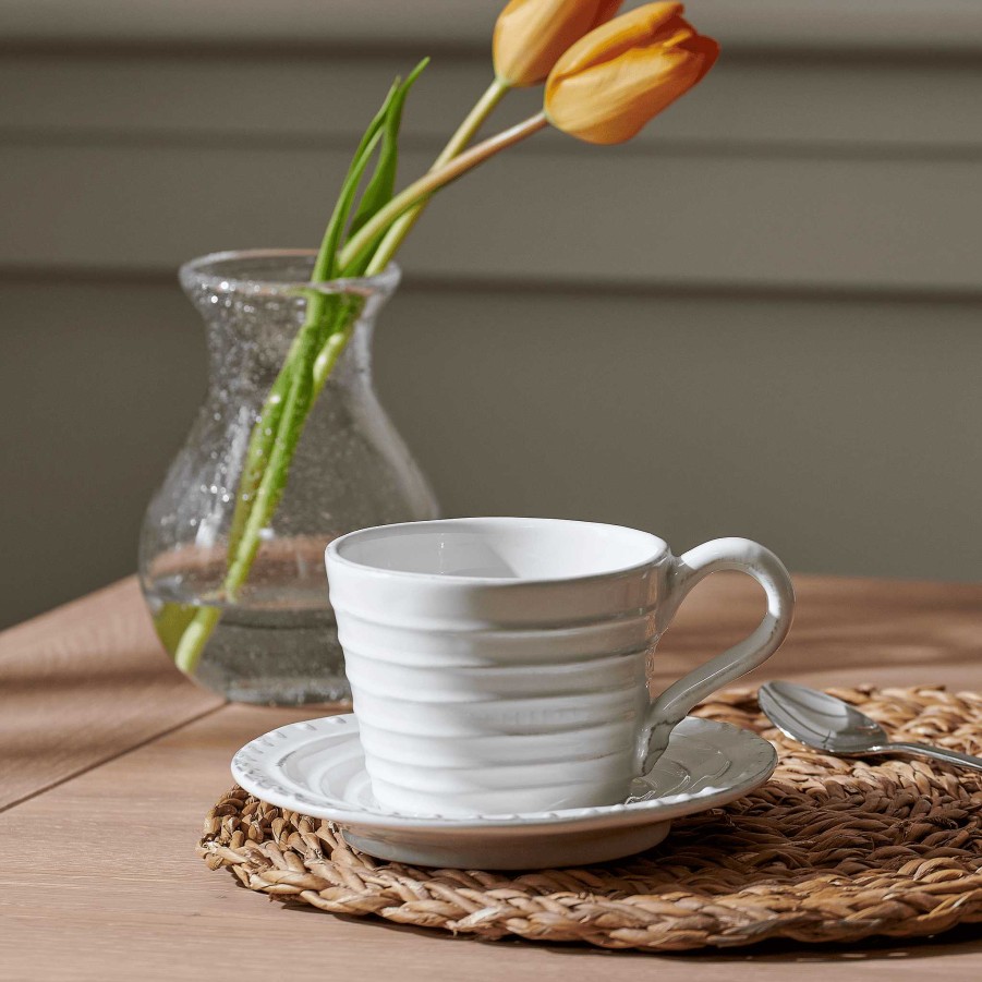 Neptune Bowsley Tea Cup & Saucer, Set Of 6 Wholesale