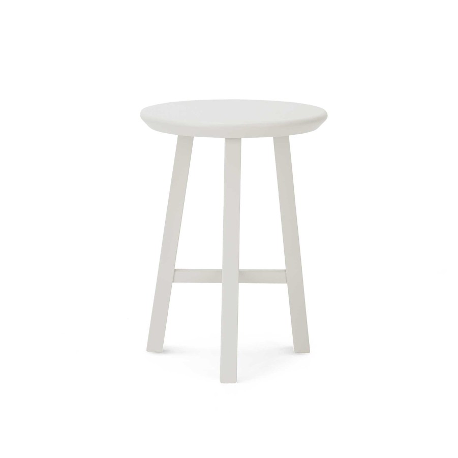 Neptune Northwich Round Stool, Painted Hot