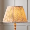 Neptune Gathered Lampshade, Nut Rabanna Clearance