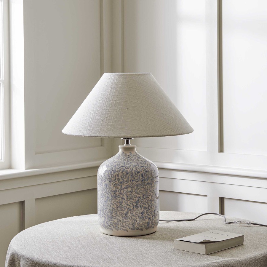 Neptune Olney Table Lamp, Flax Blue Wholesale