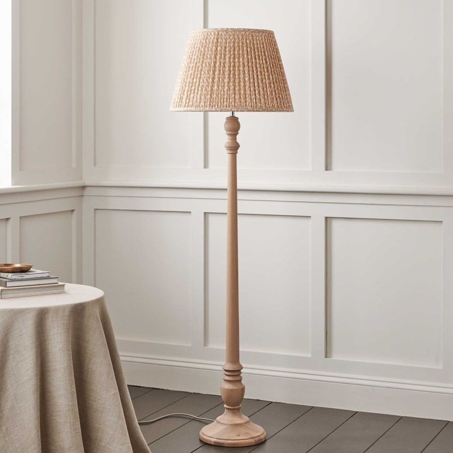 Neptune Highgate Floor Lamp, Seasoned Oak Hot