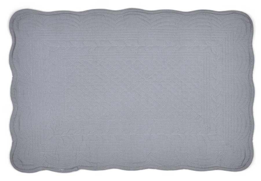 Neptune Emily Quilted Cotton Placemats, Set Of 6 Clearance