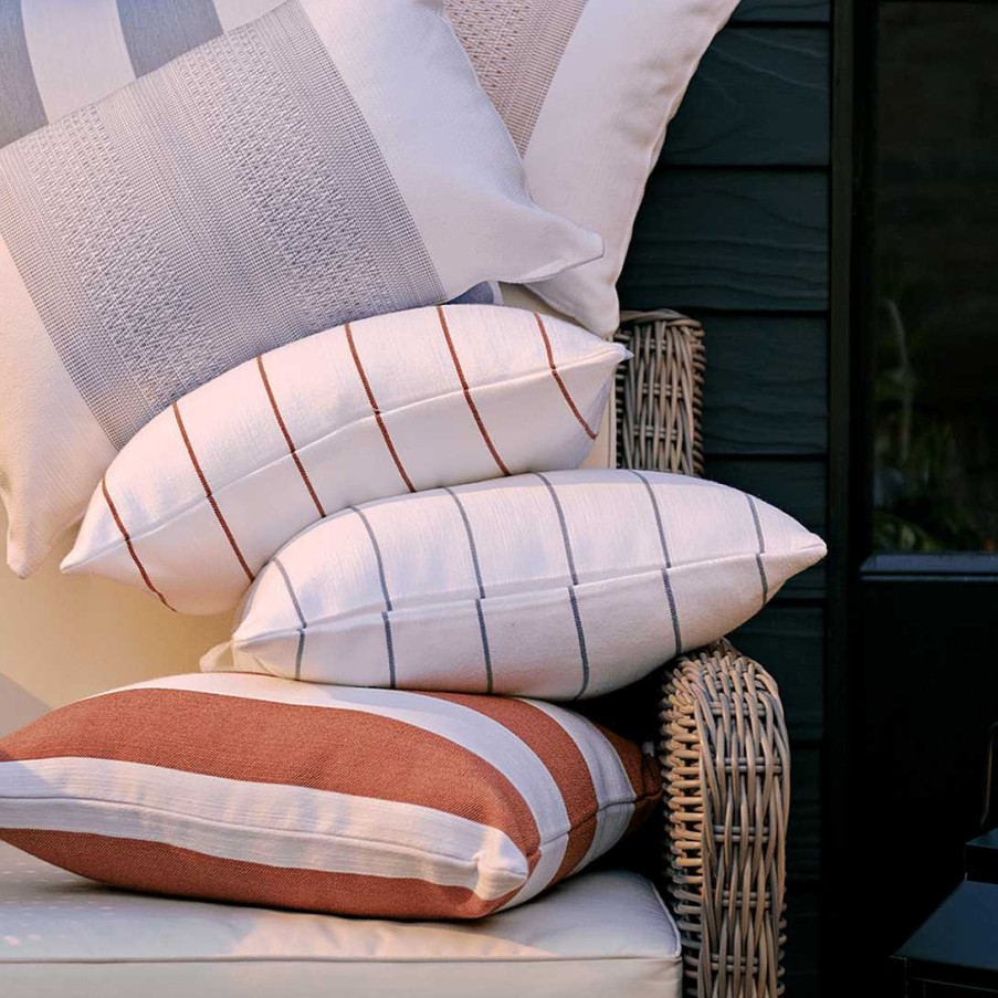 Neptune Evie Pin Stripe Outdoor Cushion Hot