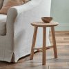 Neptune Northwich Round Stool, Natural Oak Best