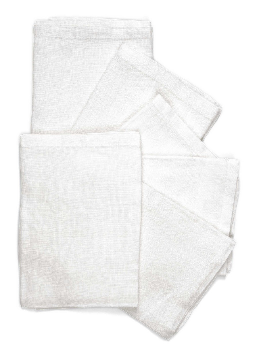 Neptune Emily Linen Napkins, Set Of 6 New