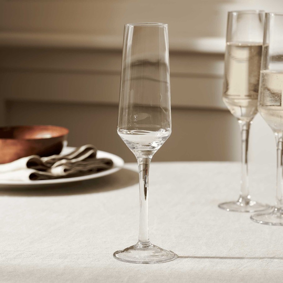 Neptune Hoxton Champagne Flutes, Set Of 6 Hot