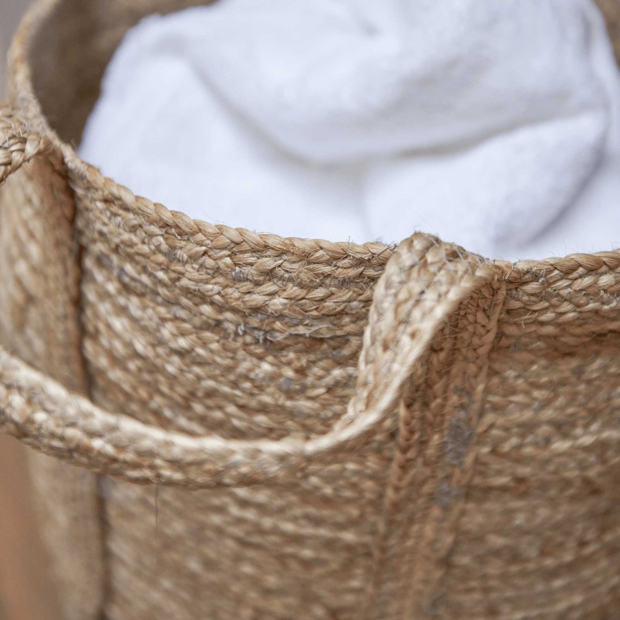 Neptune Arbroath Jute Laundry Basket Hot