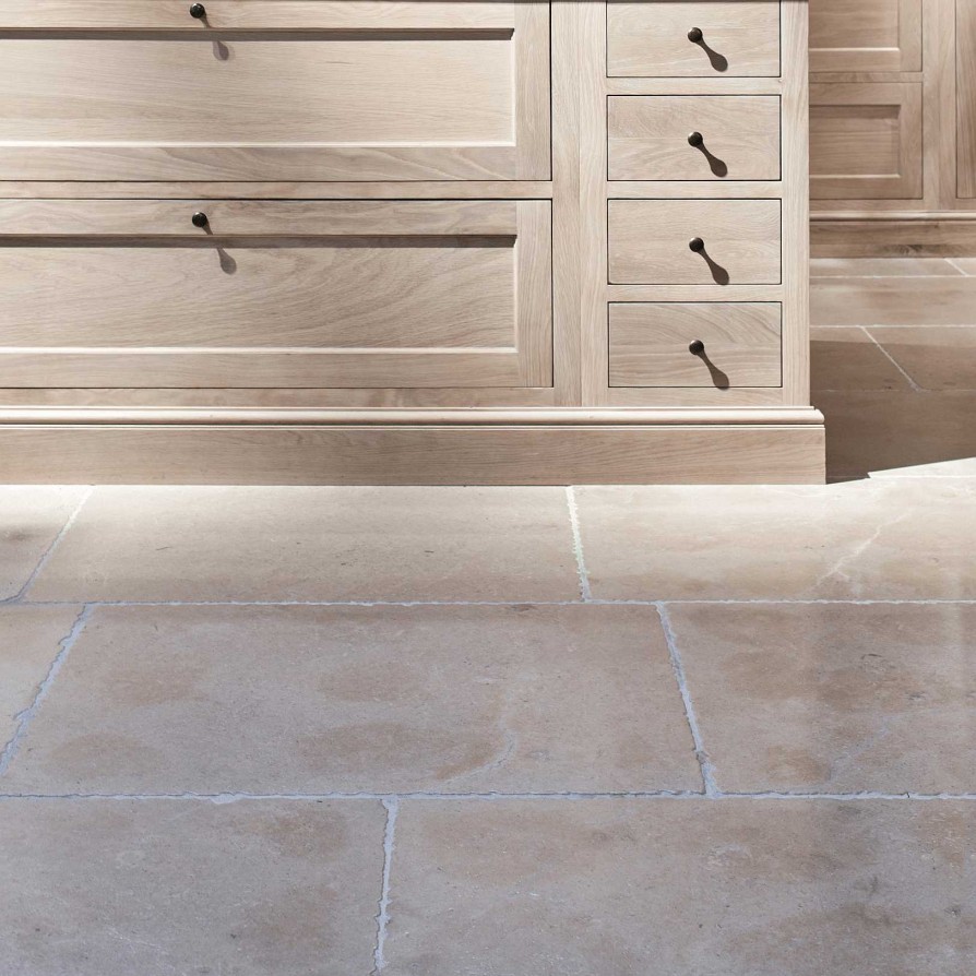 Neptune Chesil Limestone Floor Tiles New