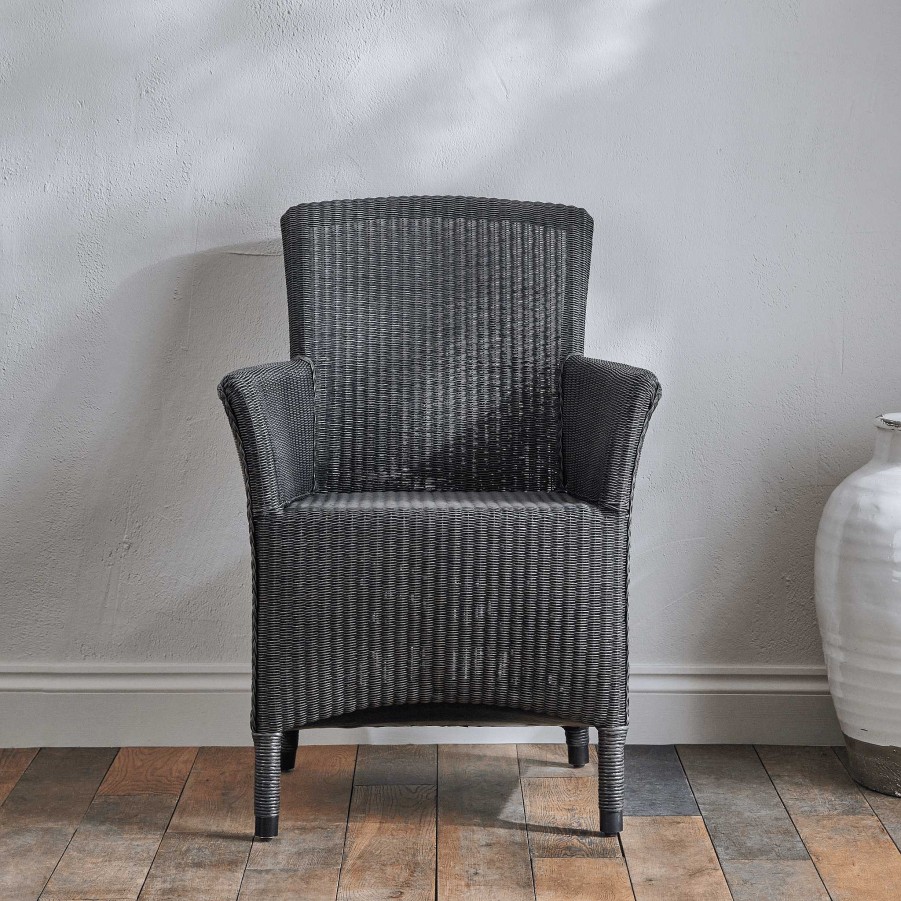 Neptune Havana Lloyd Loom Armchair, Slate Best