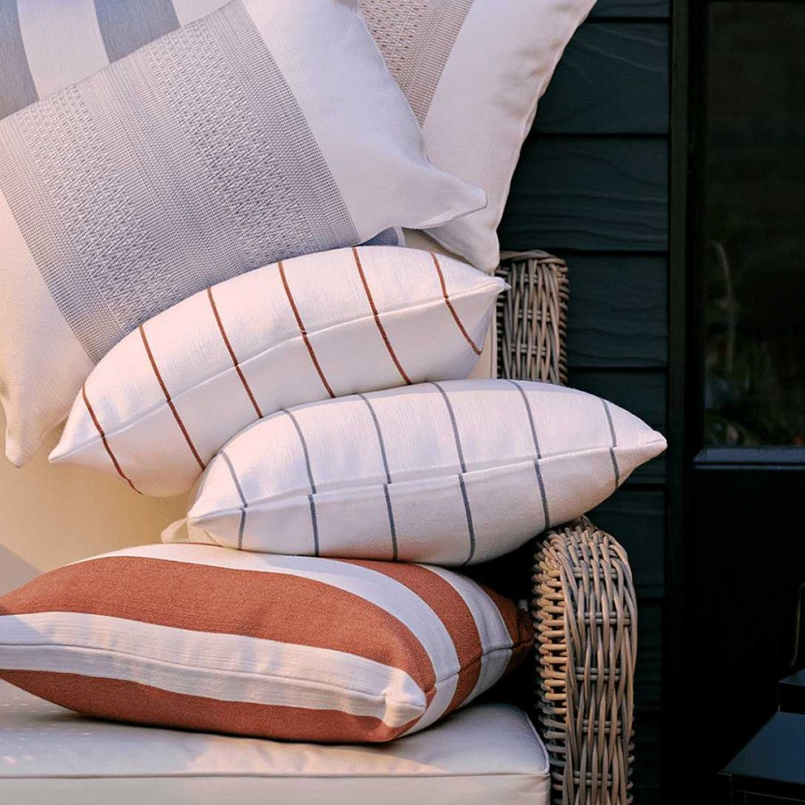 Neptune Evie Pin Stripe Outdoor Cushion Hot