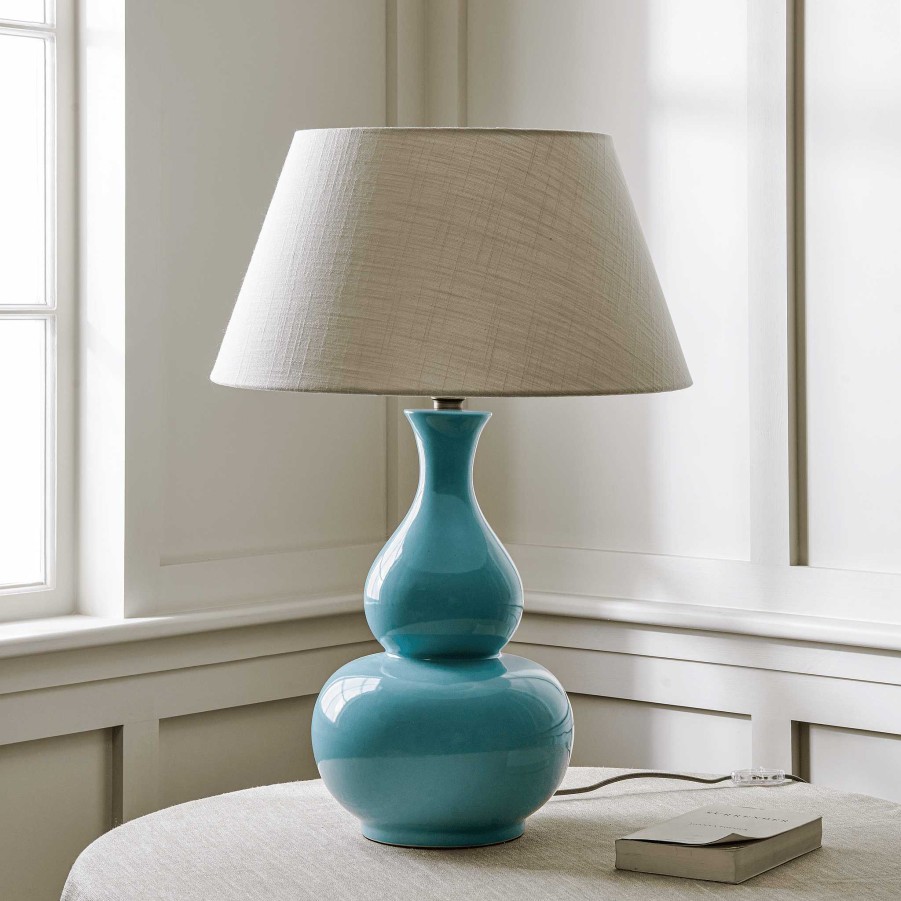 Neptune Dalston Table Lamp, Aqua Blue Hot